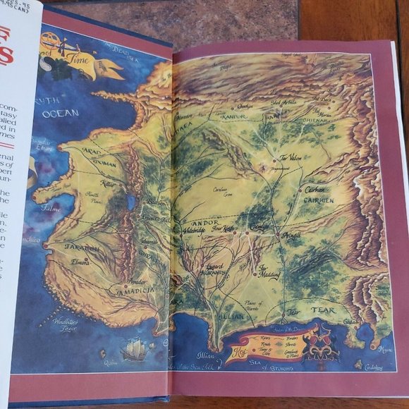 1ST PRINT! Wheel Of Time #6 Lord of Chaos Robert Jordan HCDJ - Picture 11 of 11